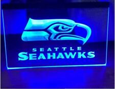 Seattle Seahawks 12th Man LED Sign Light NFL engraved carved 3D Football 
