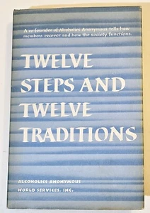 Twelve Steps and Twelve Traditions Hardcover W/ Dust Jacket Vintage 1980s Rare - Picture 1 of 9