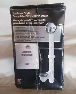 Keeney 1-1/2 Zoll Dia. Kunststoff/Chrom Wannenablauf Ab- und Überlauf Wannenablauf, 64 W - Bild 1 von 2