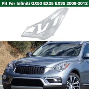 Left Headlight Lens Cover Lampshade Shell For Infiniti QX50 EX25 EX35 2008-2012 - Picture 1 of 9