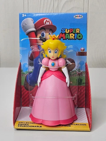 2023 Nintendo Super Mario Princess Peach 2.5" Figure Jakks Collectible Toy Cover