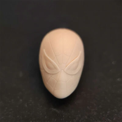 1/12 比例面具蜘蛛侠汤姆·霍兰德头像雕塑未上色适合 6 英寸 ML 人偶 — 第 1/3 张图片