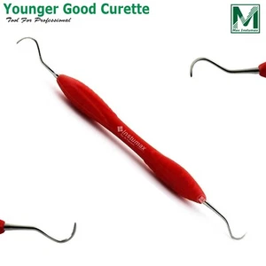 Curetas dentales jóvenes-buenas 7/8 mango de silicona universal higienista periodontal - Imagen 1 de 2