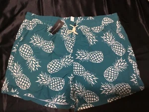 NWT BRISIRA Men's Shorts Swim Trunks Compression Liner Bathing Suit 3XL 40 - Picture 1 of 4