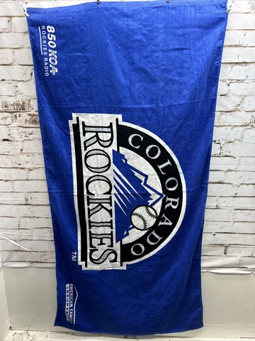 Colorado Rockies MLB Stadium Giveaway Vintage Beach Towel 30” X 58” Cover