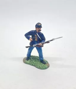 Vintage Britains Union Infantry Soldier Loading Rifle Metal Figure 2.5" 1998 - Picture 1 of 11