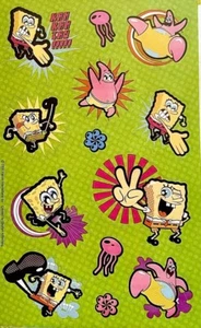 Maxi SPONGEBOB SCHWAMMKOPF KARATE Sandylion Sticker *VINTAGE* - Bild 1 von 1