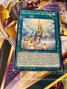 Yu-Gi-Oh! TCG Two Toads with One Sting Dawn of Majesty DAMA-EN097 1st Edition... - Picture 1 of 1