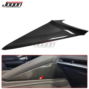 Carbon Fiber Console Gear Passenger Side Panel Trim Cover For C8 Corvette 20-24 - Picture 1 of 9