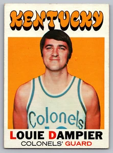 1971-72 TOPPS #224 LOUIE DAMPIER COLONELS ROOKIE - Picture 1 of 3