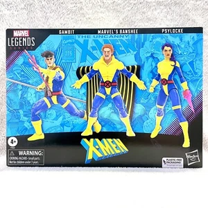 Marvel Legends X-Men Gambit Banshee Psylocke 3-Pack (60 Years Of X-Men) - Picture 1 of 2
