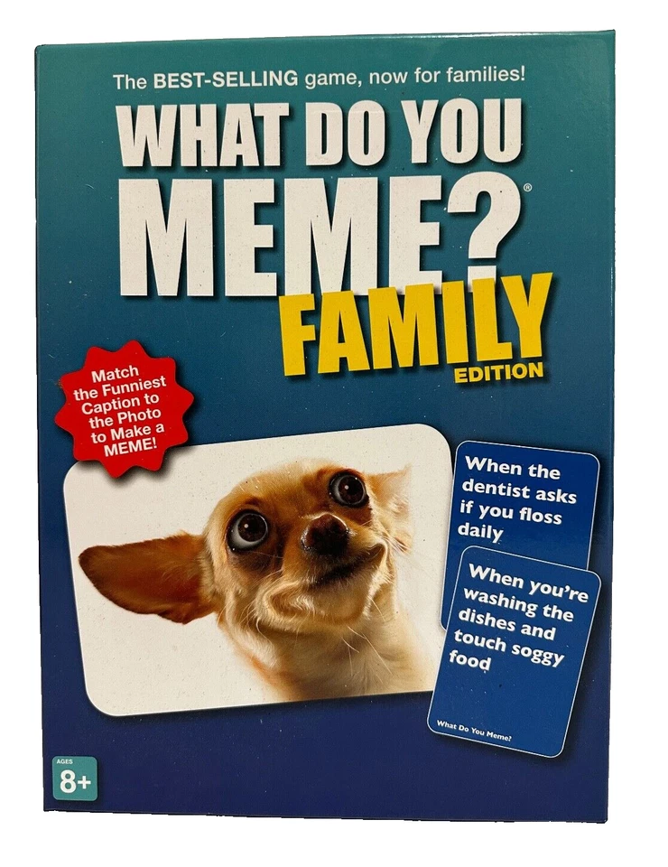 What Do You Meme? Family Edition Family Party Game Ages 8+ Humorous - Image 1 of 4