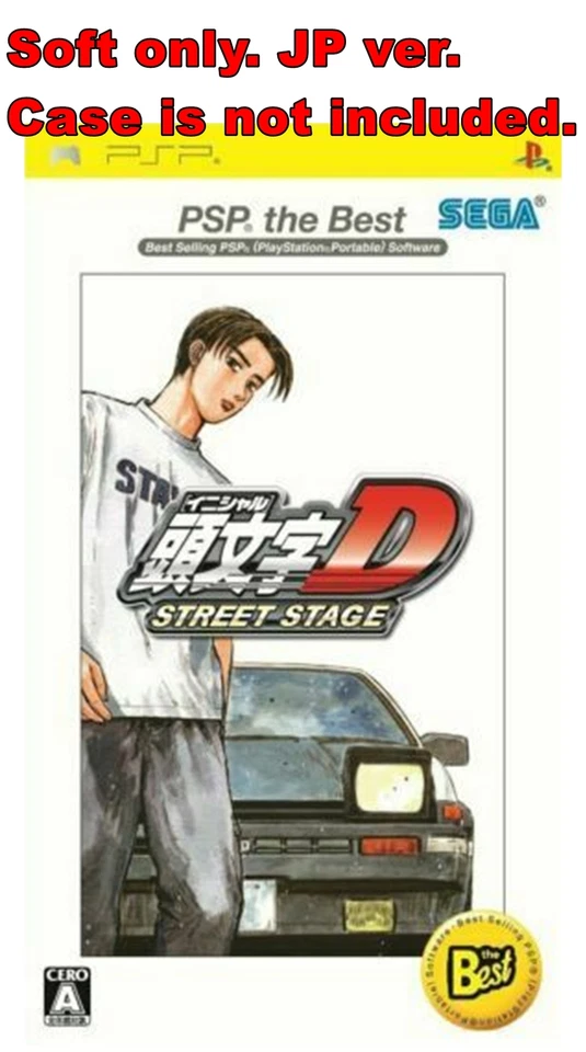 Sony PSP Soft Only initials D STREET STAGE Best Sega Sony PlayStation Portable - Image 1 of 1