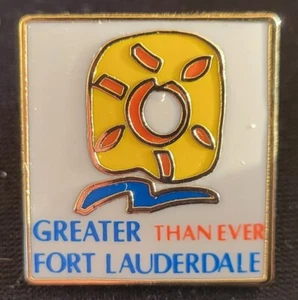 New Fort Lauderdale Florida Sun & Beach metal enamel pin pinback - Picture 1 of 1