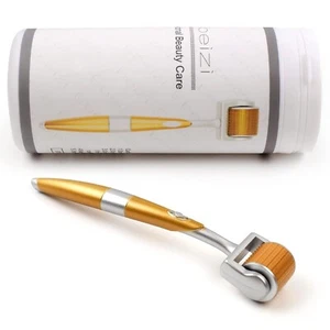 Titan-Derma-Roller mit Micro-Nadeln, Hautpflege-Tool zur Anti-Aging-Behandlung, - Bild 1 von 6