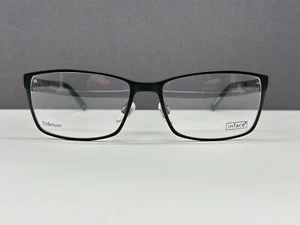 Inface Eyeglasses Frames Men Woman Square Black Gray Large 1175 Titan NP:209€ - Picture 1 of 15