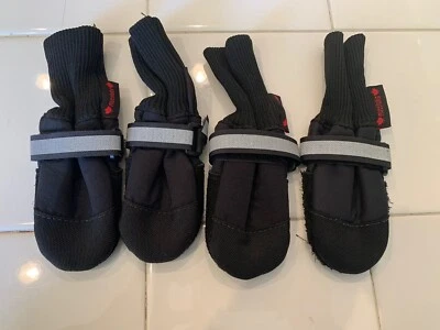 Botas para Perros Muttluks Talla XS Zapatos de Alta Calidad Cuero Negro Foto 1 de 3