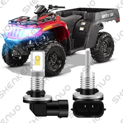 PARA ARCTIC CAT 400 500 650 700 1000 FARO BOMBILLAS LED SUPER AZUL Foto 1 de 4