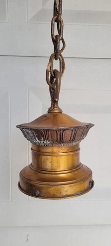 Antique Copper Pendant Hanging Light Fixture Cover