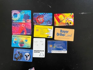 10 versch. o-karten mit bayer+basf motiven aus 1994-1996, gebraucht - Bild 1 von 1