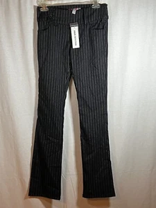 Urban Outfitters Hose ausgestellt schwarz gestreift Damengröße 0 neu mit Etikett - Bild 1 von 8