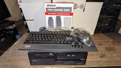 Vintage IBM Lenovo ThinkCentre 9210 PC Intel Pentium 4 2GB RAM Retro Gaming Lot - Image 1 of 4