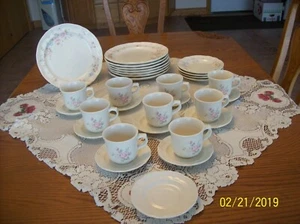 Pfaltzgraff Vintage Tea Rose Pattern 31 Pieces Grouping Made In USA - Picture 1 of 12