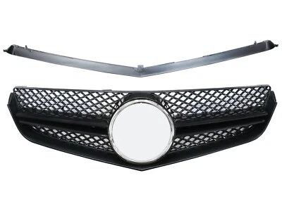 Передняя решетка для Benz W207 C207 COUPE CON. E250 E350 E550 — серебристая черная решетка - Изображение 1 из 4