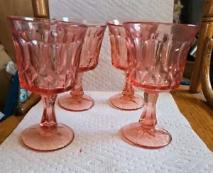 Noritake Perspective Rosa Weingläser Daumenabdruck 6,5" 4er Set - Bild 1 von 4