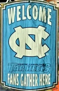 North Carolina Tar Heels Wood Decor Sign - NCAA - Picture 1 of 2