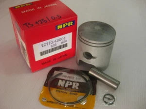 SUZUKI TS125 TC125 RC125 DS125 PISTON & RING SET 0.50 (NEW) #BI184# - Picture 1 of 3