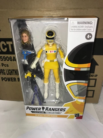 Power Rangers Lightning Collection In Space Yellow Ranger 6-Inch Minty NEW RARE Cover