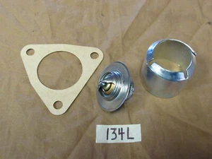 Thermostat Kit 160deg 134L Engine Fits Willys MB GPW CJ2A CJ3A M38 jeep - Picture 1 of 3