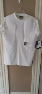 Cabela's Men's Size L White Tactical Concealed Carry Holster Shirt Short Sleeve - Picture 1 of 9