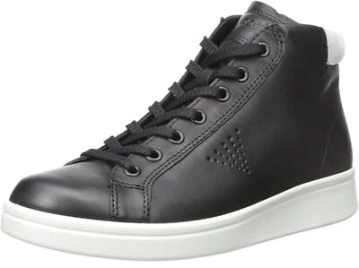 Zapatilla deportiva ECCO para mujer suave 4 negra 9-9,5 EE. UU. ¡NUEVA CON CAJA! Foto 1 de 4