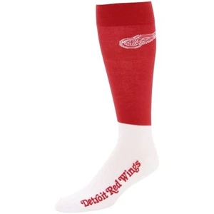 Detroit Redwings Men's Socks Large Size 10 to 13 4 Square Mismatched - Picture 1 of 2