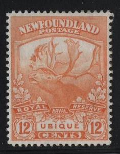 #123 Caribou 12c Newfoundland Canada mint - Foto 1 di 2