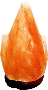 Lampada Fiamma di sale rosa dell'Himalaya salgemma con certificato di garanzia - Foto 1 di 3