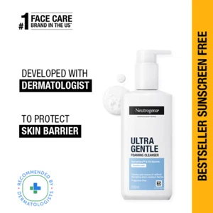 Neutrogena Ultra Gentle Foaming Cleanser + Sun Protection Combo (230ml) - Picture 1 of 3