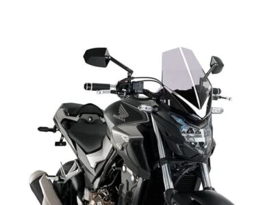 Pantalla deportiva Puig Light Smoke nueva generación Honda CB500 F 2016-2024 Foto 1 de 3