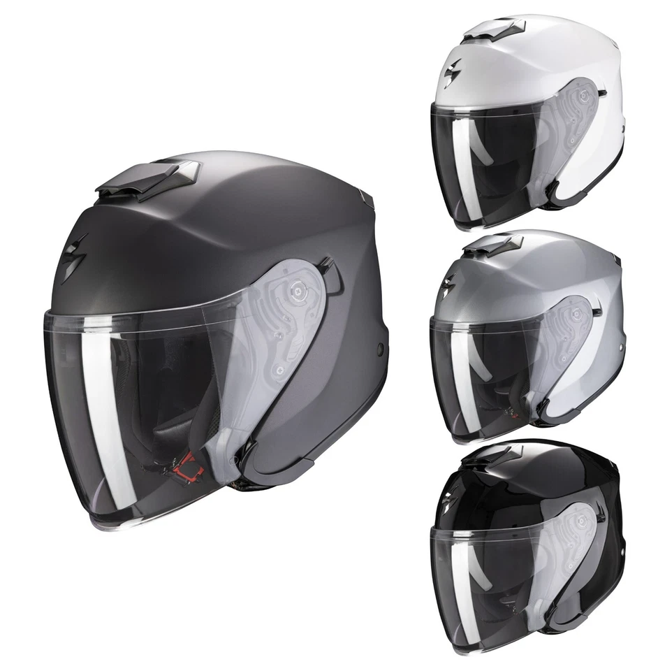 Scorpion EXO-S1 Solid Motorrad Jethelm Pendler City Urban Helm Roller Touring - Bild 1 von 1
