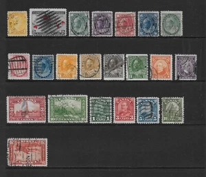 CANADÁ VARIOS NÚMEROS USADOS 1870 - 1930 - Imagen 1 de 2