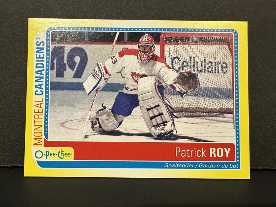2013-14 O-Pee-Chee Stickers Patrick Roy #S-PR Hockey Card NHL Montreal Canadiens - Image 1 of 4