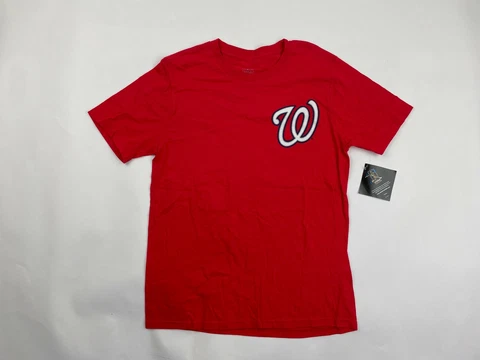MLB Washington Nationals #34 Harper Short Genuine Merchandise Short Sleeve L Red Cover