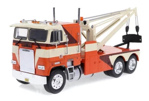 GREENLIGHT - FREIGHTLINER FLA 9664 1984 Naranja y beige camión de remolque - ... - Imagen 1 de 1