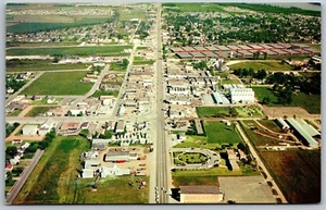 Postal de colección West Mepmphis Arkansas AR vista aérea de la ciudad años 50 - Imagen 1 de 2