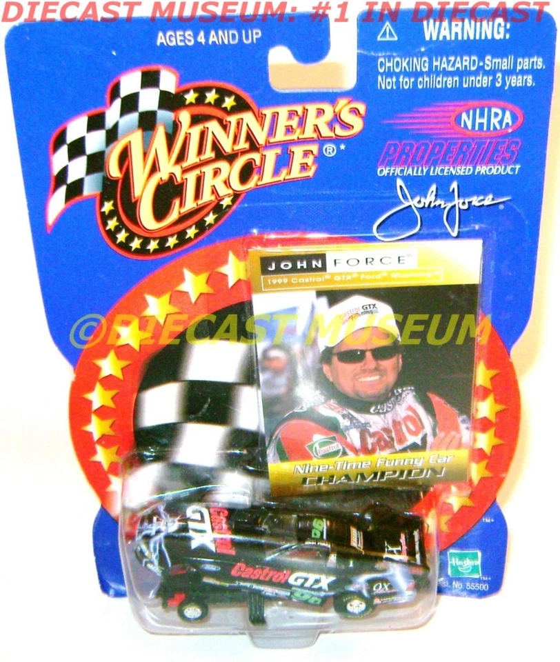 JOHN FORCE CASTROL GTX FORD MUSTANG 9 NINE TIME CHAMPION DIECAST NHRA RARE - Image 1 of 1