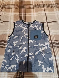 sone island junior black badge camo vest worn twice age 12 mint piece - Picture 1 of 13