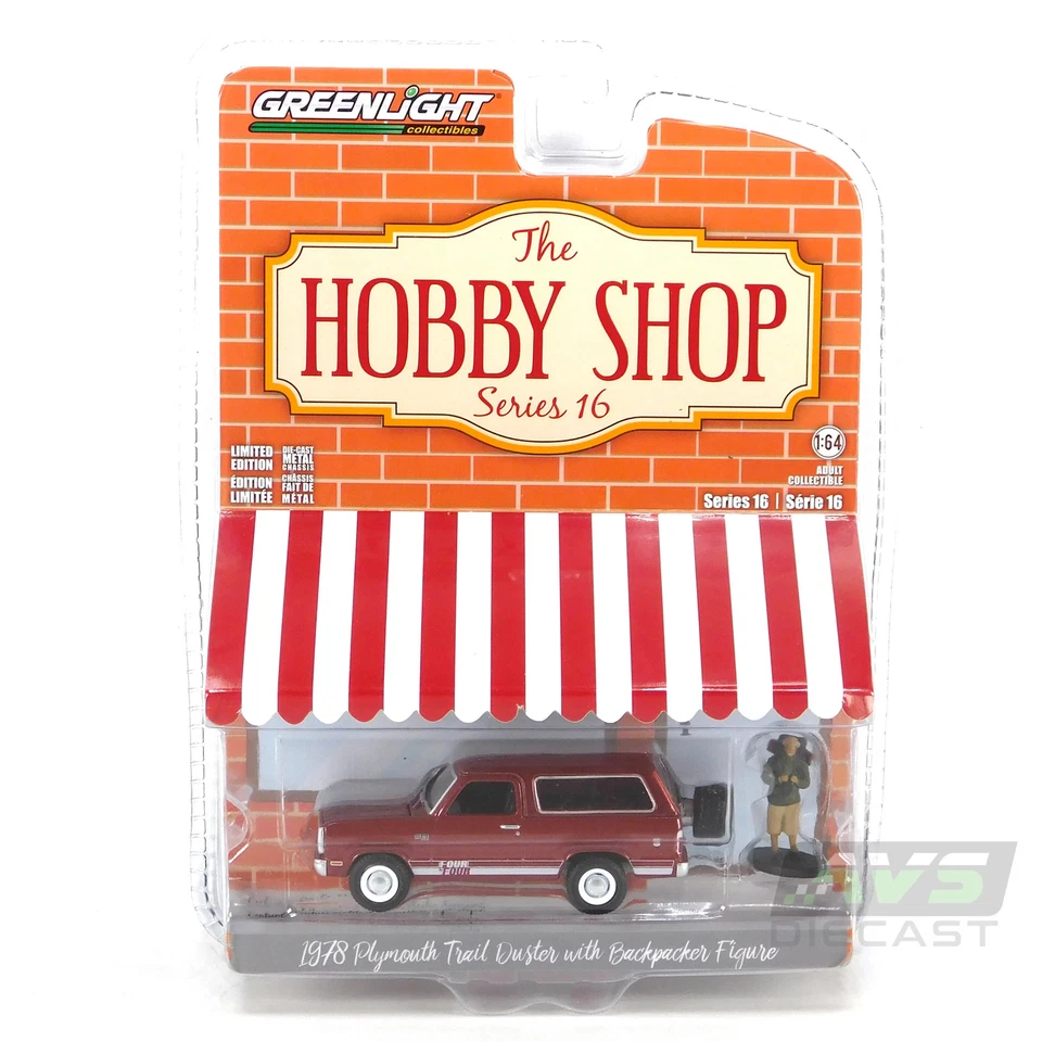 Greenlight Hobby Shop 97160C 1978 Plymouth Trail Duster 1:64 Diecast - Image 1 of 1