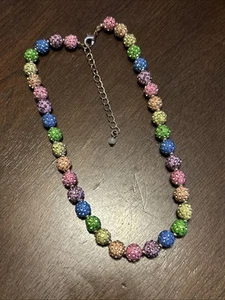 Betsey Johnson Stone Fireball Collar Necklace - Picture 1 of 3